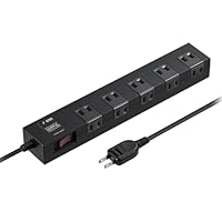 プレデター S タップ　5個セット Amazon.co.jp: サンワダイレクト 電源タップ 7個口 5m 雷ガード